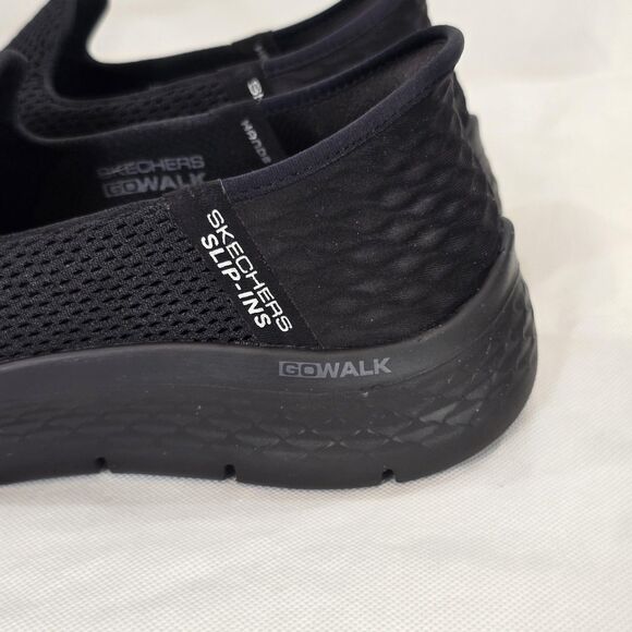 Skechers Go Walk Slip-Ins Shoes Womens Size 8.5 Black Mesh Walking SN 124963 - Picture 5 of 13